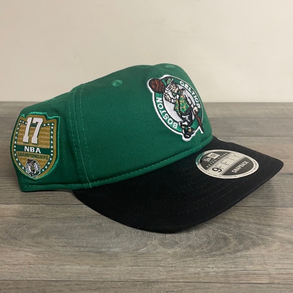 New Era Other - New Era Boston Celtics 17X World Champions Snapback (9FIFTY) Green/Black Retro